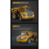 Радиоуправляемый карьерный самосвал Double Eagle Volvo A40G RTR масштаб 1:20 2.4G - E591-003