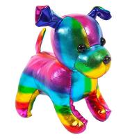Мягкая игрушка ABtoys Собака разноцветная 15 см - M2057