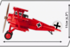 Конструктор COBI FOKKER DR.1 RED BARO - COBI-2986