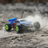 Радиоуправляемый трагги Losi Mini-T 2.0 Stadium Truck Brushed 2WD RTR масштаб 1:18 2.4G (синий) - LOS01015T2