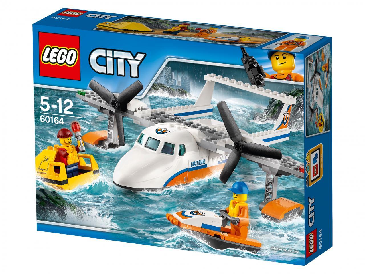 Конструктор LEGO City Спасательный самолет береговой охраны - 60164