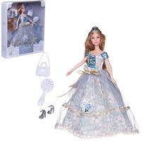 Кукла ABtoys *Рождественский бал* в длинном платье, светлые волосы 30см - PT-01608