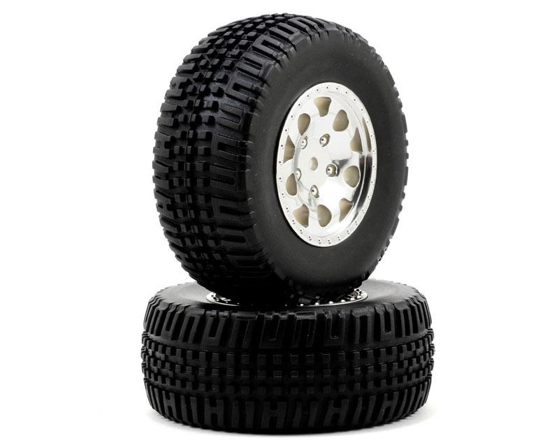 Колеса в сборе SC10 4x4 KMC HEX  chrome (2шт) - AS91106