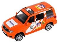 Машина Автопанорама УАЗ *PATRIOT* RALLY, масштаб 1:26, свет, звук, инерция - JB1251152