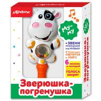 Зверюшка-погремушка Азбукварик Му-му - 28223-7