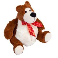 Мягкая игрушка ABtoys Медведь коричневый, 23 см - PL1102