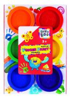 Пальчиковые краски Kribly Boo 6 цветов, 6х22мл
