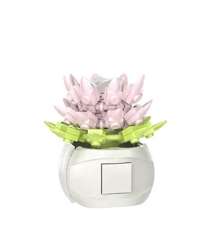 Конструктор RTOY 3D из миниблоков Plante Цветок в горшке, 84 элементов - JK2710-10