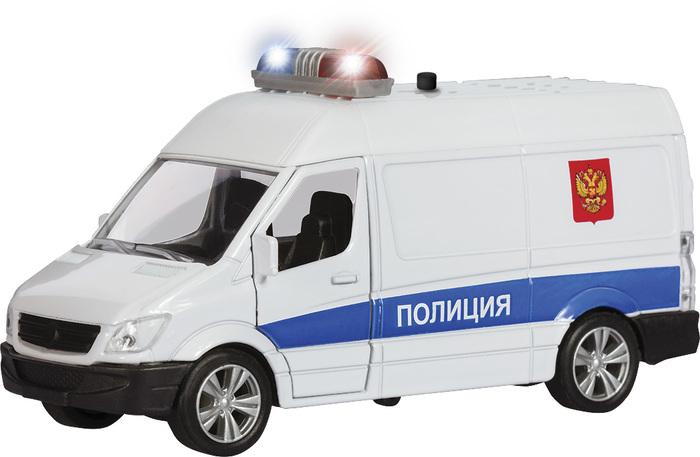 Машина Autogrand *GERMANY PANEL VAN* милиция, звук, свет 1:36, серия BOOM RACER - 49550