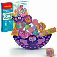 Настольная развивающая игра БАЛАНСИР «СОВА» деревянная Bondibon - ВВ5162