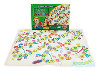 Настольная игра-ходилка Рыжий кот *Учим буквы* - ИН-9935