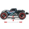 Радиоуправляемый монстр HBX T10 4WD RTR масштаб 1:14 2.4G - HBX-T10