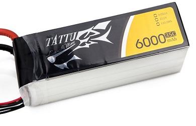 Аккумулятор Gens Ace Li-pol 22.2V 6000 mAh, 35C, 6s1p, XT60 - B-35C-6000-6S1P