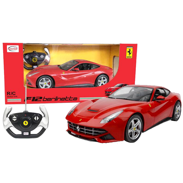 Машинка на радиоуправлении Rastar Ferrari F12, свет, масштаб 1:14 - 49100Rпц