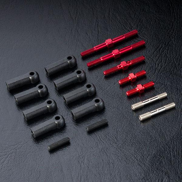 FXX-D S Turnbuckle shaft set (red) - MST-210406R