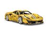 Радиоуправляемый конструктор CaDA MASTER споркар Italian Super Car, желтый масштаб 1:8, 3187 деталей - C61057W