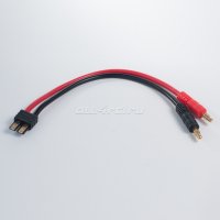 Кабель 180mm 12 AWG Charge Cable w| Male TRX, 4mm BananaPlug - SWS-1546014