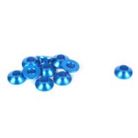 Шайбы 3mm Alu. Cone Linkage Spacer, Blue (10) - GSC-L00130BL