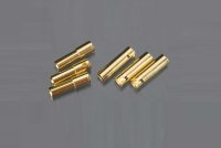 Позолоченные разъёмы 4 мм (мама и папа, 3 пары) - CSE-CCBULLET-4