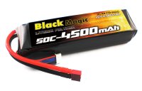 Аккумулятор Black Magic LiPo 14,8V(4S) 4500mAh 50C Deans plug - BM-F50-4504D