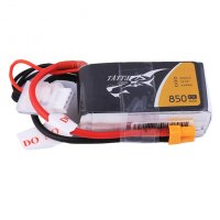 Аккумулятор Li-Po - 11.1В 850мАч 45C (3S1P, EC3, XT30, Deans) - TA-45C-850-3S1P-XT30