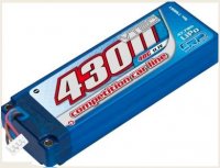 Аккумулятор силовой LiPo 4300 Mah Competition Car Line - 11.1V - 40C - LRP-79881