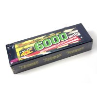 Аккумулятор Tenshock Hardcase 7.4v 6000mAh 40C with Deans to Banana Connector - TSPW-H60|40|22