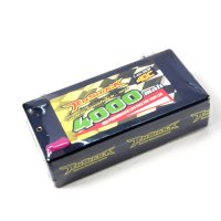 Аккумулятор Tenshock Hardcase Short 7.4v 4000mAh 40C with Deans to Banana Connector - TSPW-H40|40|22