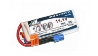Аккумулятор Dualsky EX Li-Po 11.1V, 5C charge 3S1P 1700mAh - XP17003EX