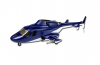 Фюзеляж копийный Align 500D AirWolf, синий, T-Rex 500 - KZ0820110TA