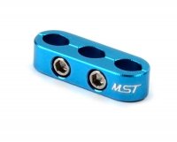 Alum. 3 wires clamps (blue) - MST-820068B