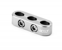 Alum. 3 wires clamps (silver) - MST-820068S