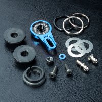 Alum. 8-adjusting servo saver (blue) - MST-820086B