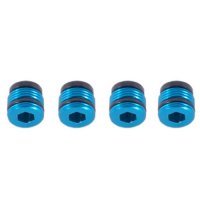 Alum. Pivot Ball Cap (4 PCS) (Blue): REVO 2.5|3.3|Platinum|E-Revo - GH-2285