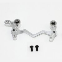 Alum. steering arm set (silver) - MST-210122S