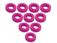 Плоская шайба Aluminium M3 Flat Washer 1.5mm (10 Pcs) - Purple - 3RAC-WF315|PU