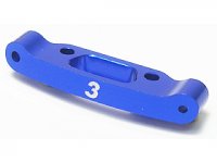 Aluminum Rear Toe Out Mount 3 Degree For Associated RC18T - RC18-018-BU