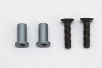 Aluminum Steering Bell Crank Post (Gun metal) for DIB - YKM-IB-202PG