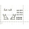 Алюминиевые стойки для спойлера 25 x 25mm GT Wing Rear Spoiler Stand - Grey - SWS-3344020_g