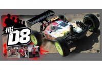 Радиоуправляемый багги HPI HB-D8 4WD Kit масштаб 1:8 2.4G - HPI-67301