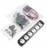 Балка освещения Алюм. с 6-LED 1|10 - YA-0384