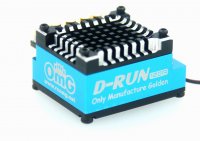Бесколлекторный сенсорный регулятор OMG D-RUN-120A-V1 для автомоделей масштаба 1:10 синий - OMG-D-RUN-120A-V1