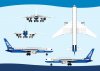 Конструктор Boeing 767 - COBI-26205