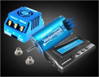 Cенсорная бесколлекторная система Xerun 150A-SD + SD-4274 Blue для Short Course, багги, трагги и монстров масштаба 1:8 - HW-Combo_M6C_Blue