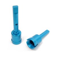 Чашки кардана Aluminum F|R Propeller Joint (BU) for Tamiya TT01 - YR-TT-022V2BU