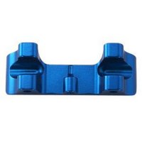 Держатель передних амортизаторов алюминиевый (Front Shock Mount | Blue): REVO - GH-2269
