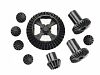 Комплект шестерни дифференциала DIFF GEAR SET MINI ZILLA - HPI-HB70406