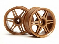 Диски 1|10 - 12 SPOKE CORSA GOLD 26MM (3MM OFFSET) 2шт - HPI-3804