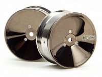 Диски 1|10 AERO | 24MM | GUNMETAL CHROME (4шт) - HPI-34102