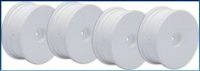 Диски 1|10 сплошные белые VTEC 24mm *X-Dish Wheel* (4шт) - LRP-65071